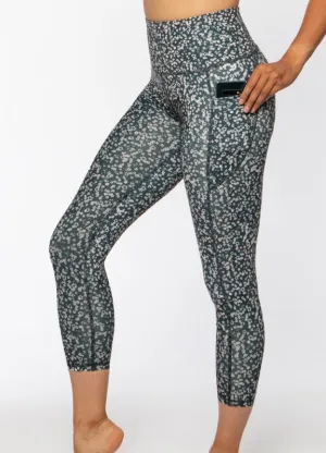 High Waisted 7/8 Leggings with Pockets - Daisy