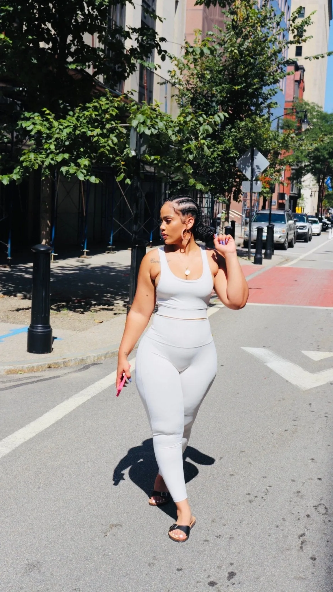 High Waisted Leggings Set in Bone (Final restock)