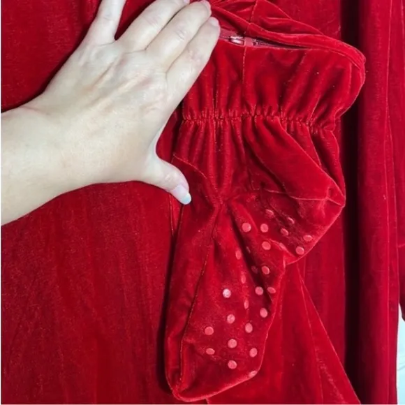 Hoodie Footie Velour Pajamas Onesie Cardinal Red Pj Feetie Pockets Thumb Hole M