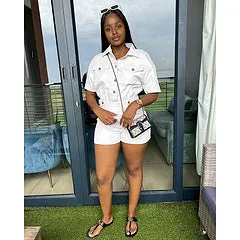 Hot selling denim two-piece set AY3434