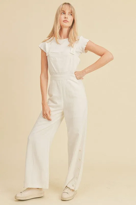 Huckleberry Button Overalls