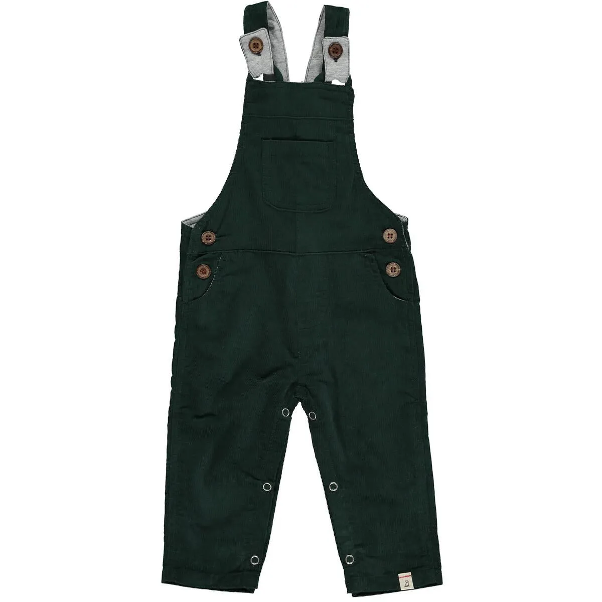 Hunter Green Jellico Cord Overalls