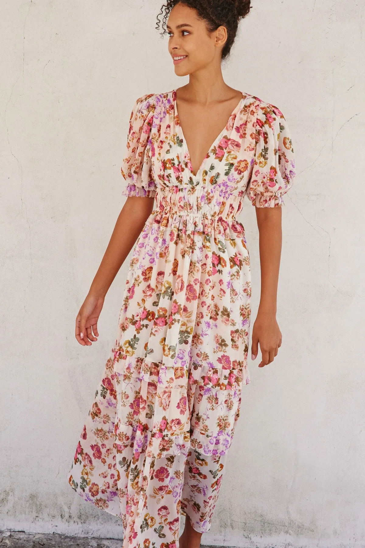 In Bloom Midi Dress