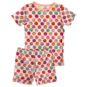 In My Jammers Multicolor Seashell S/S 2pc PJ Set