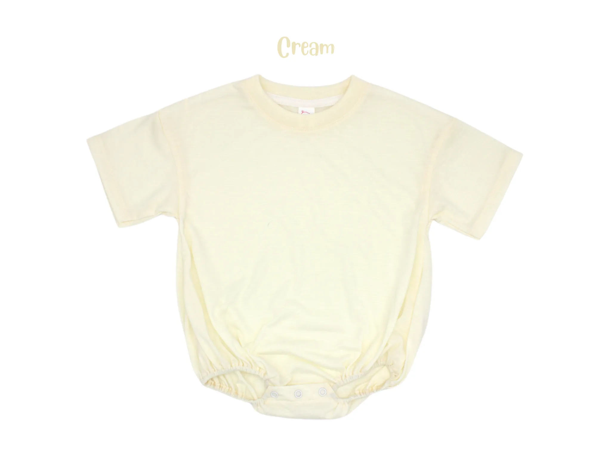 Infant and toddler polyester baggy bubble romper