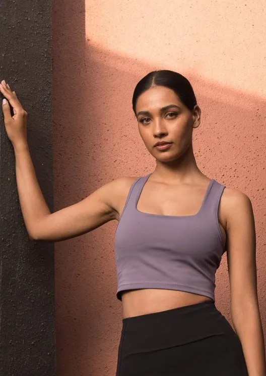 Iris Square Neck Bra-Tank
