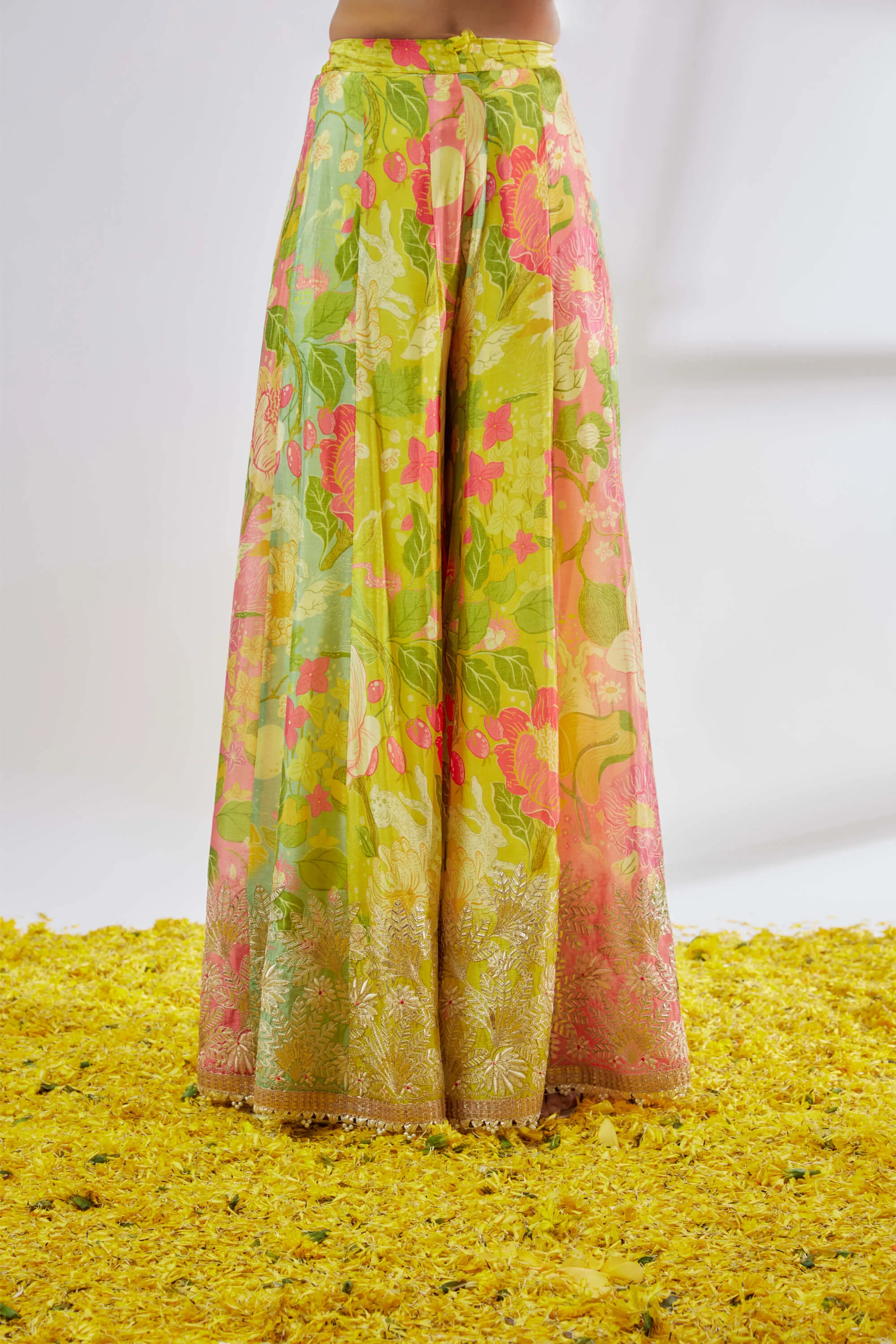 Jaanvi multicolor sharara set