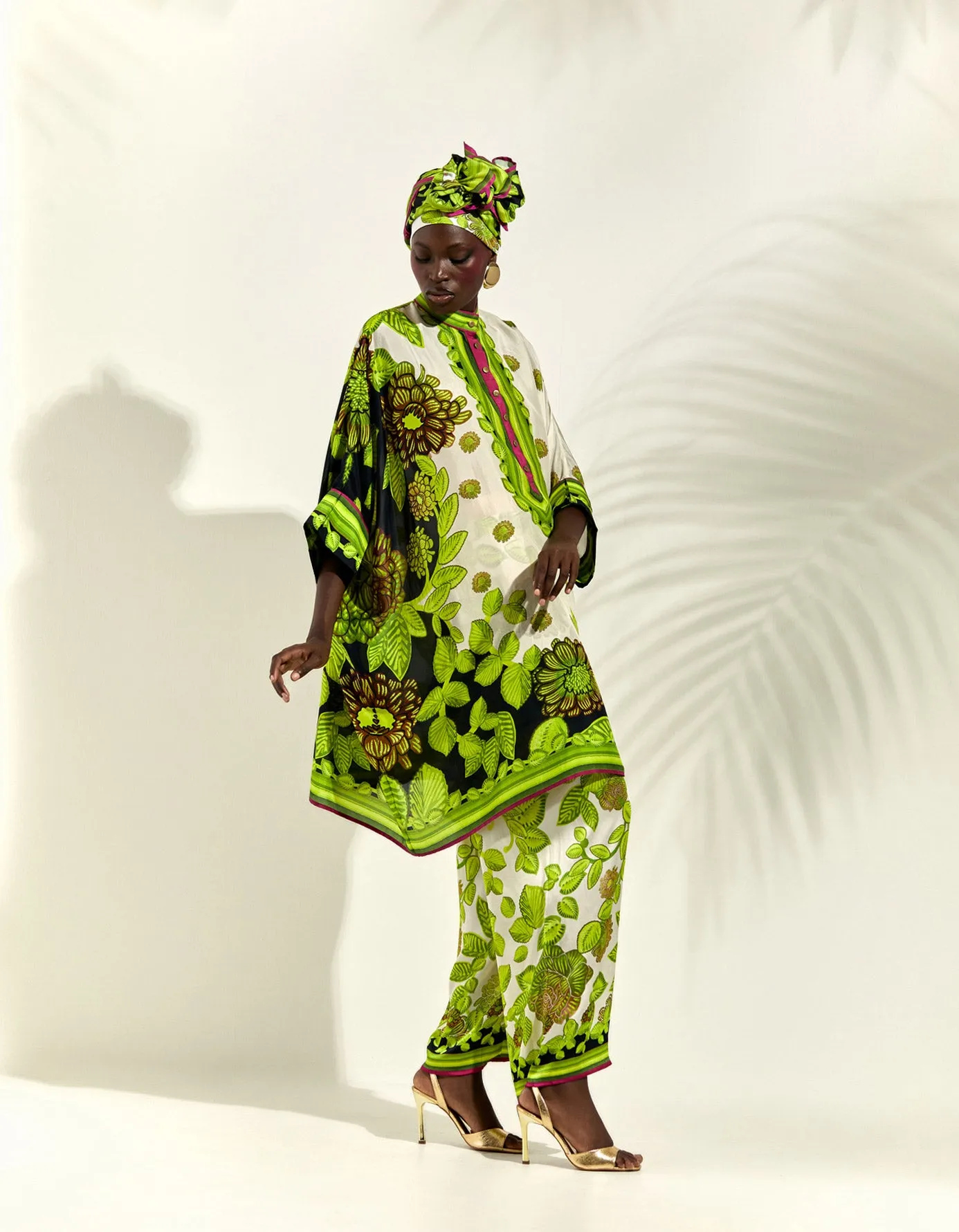 Jamaica : Chanel 36" - Ivory/Lime