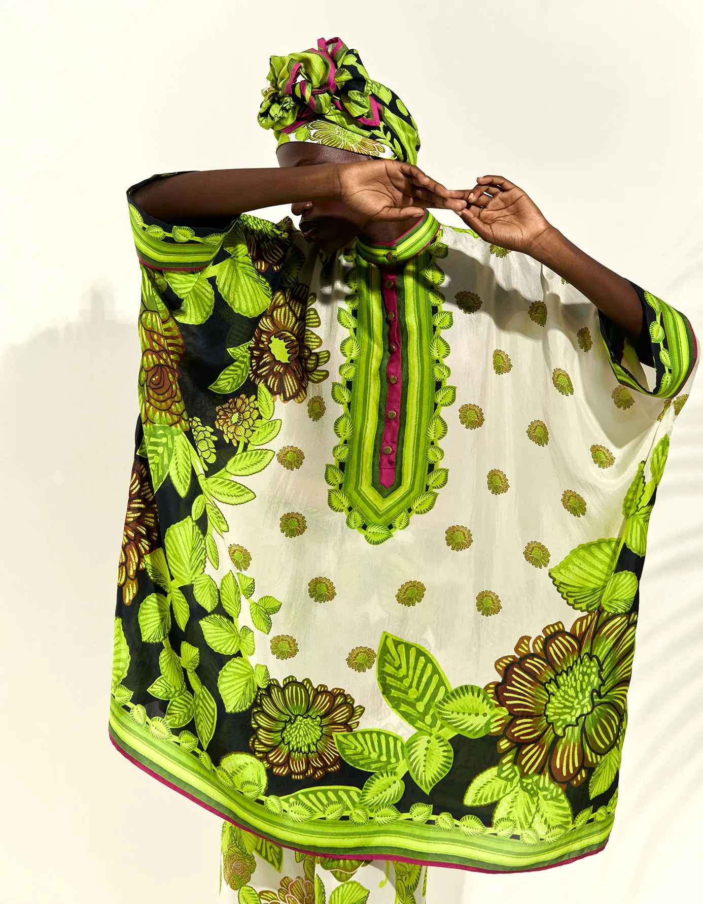 Jamaica : Chanel 36" - Ivory/Lime