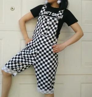 Janessa Checkerboard Plaid Jumpsuit Overalls