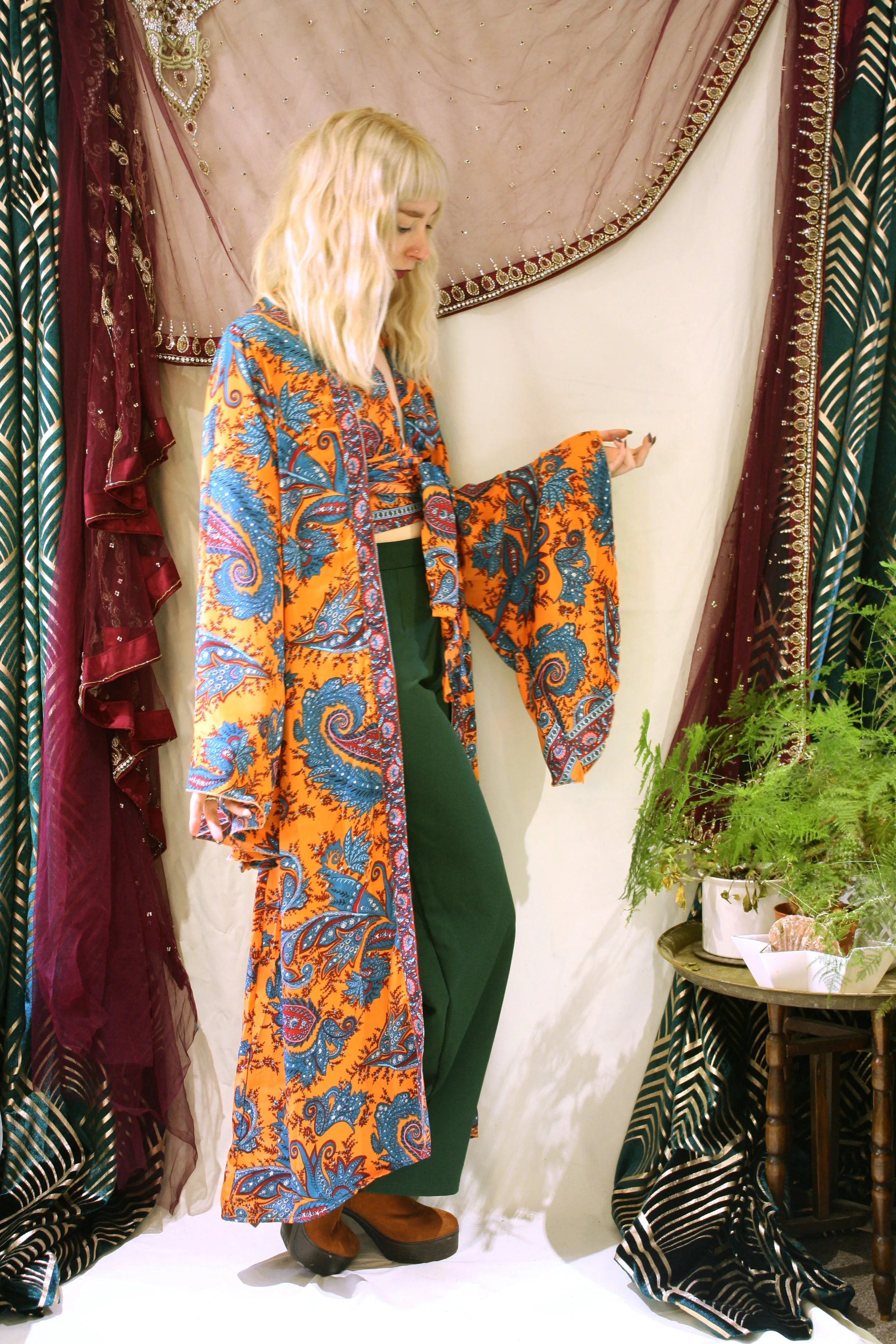 'Janis' Flared Sleeve Kimono