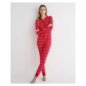 🆕J.Crew Pajamas - Waffle Henley Pajama Suit Onesie