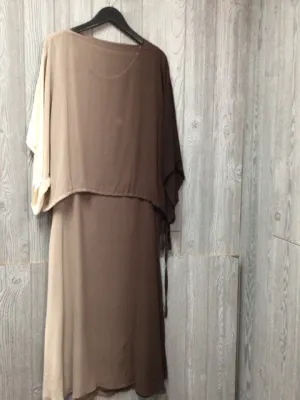 Jerry Giardelli Silk Dress 3pc Set Size Large/X-Large