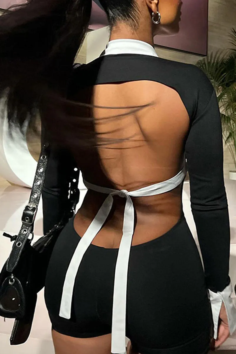 JI0280 Cutout Fashion Rompers