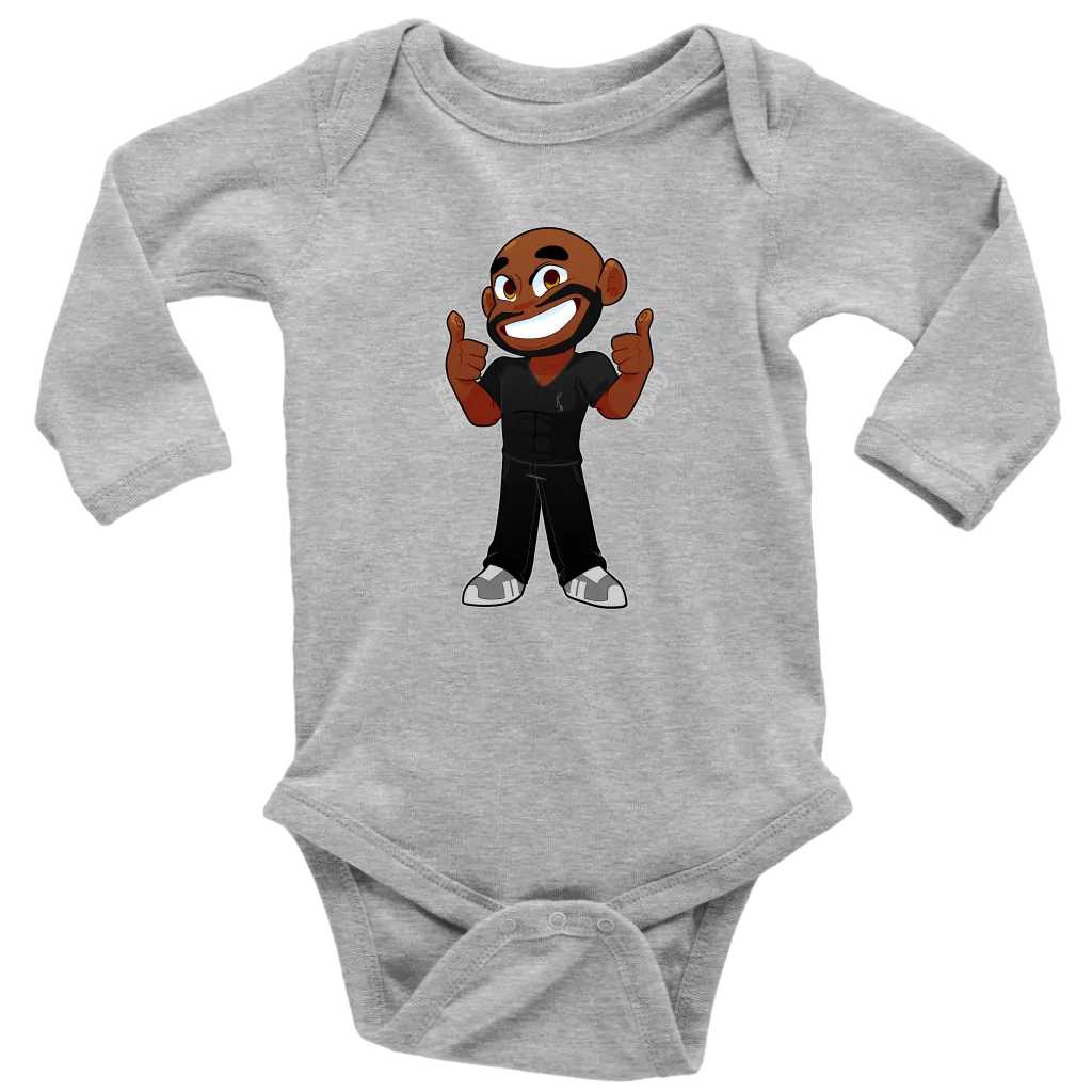KA Believe Anyway Long Sleeve Baby Bodysuit