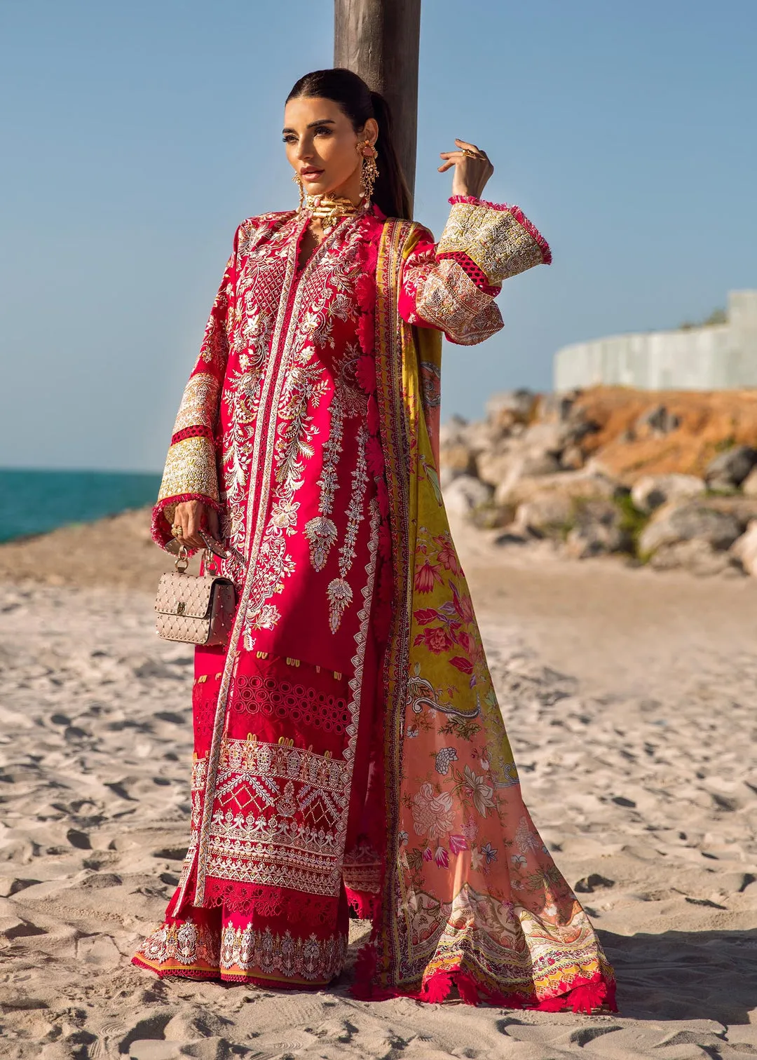 KANWAL MALIK | LAWN COLLECTION 2023 - ZAIRA | AZALEA