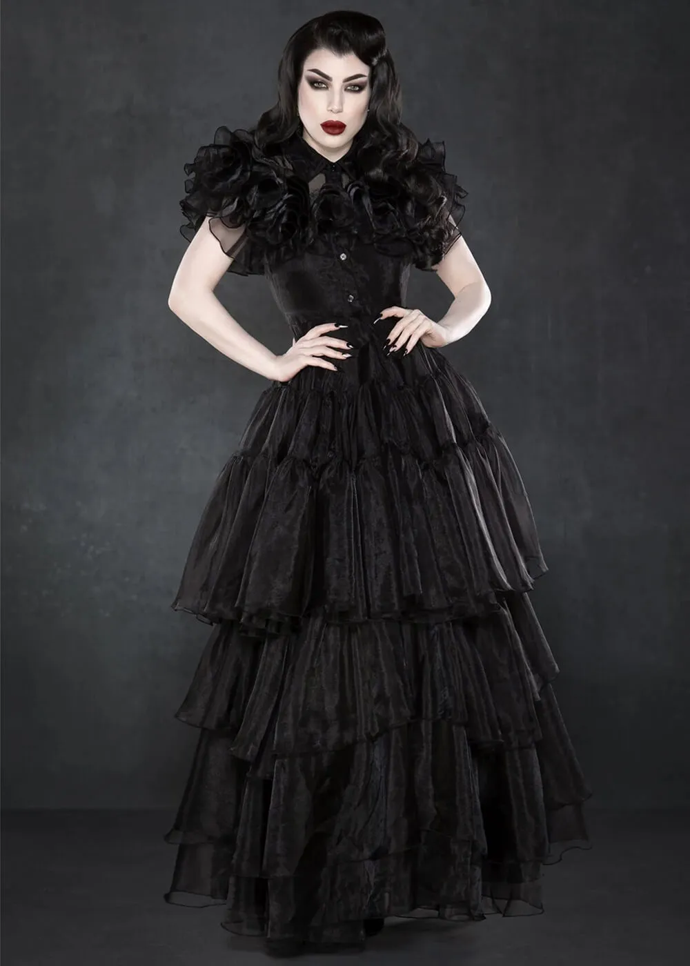 Katakomb Wednesday Maxi Dress Black