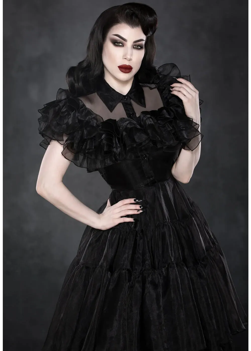 Katakomb Wednesday Maxi Dress Black