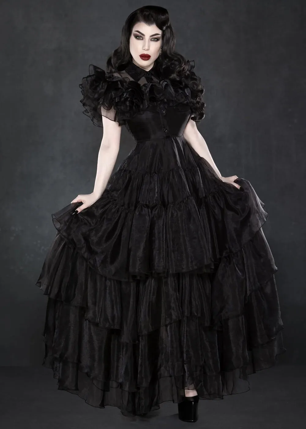 Katakomb Wednesday Maxi Dress Black