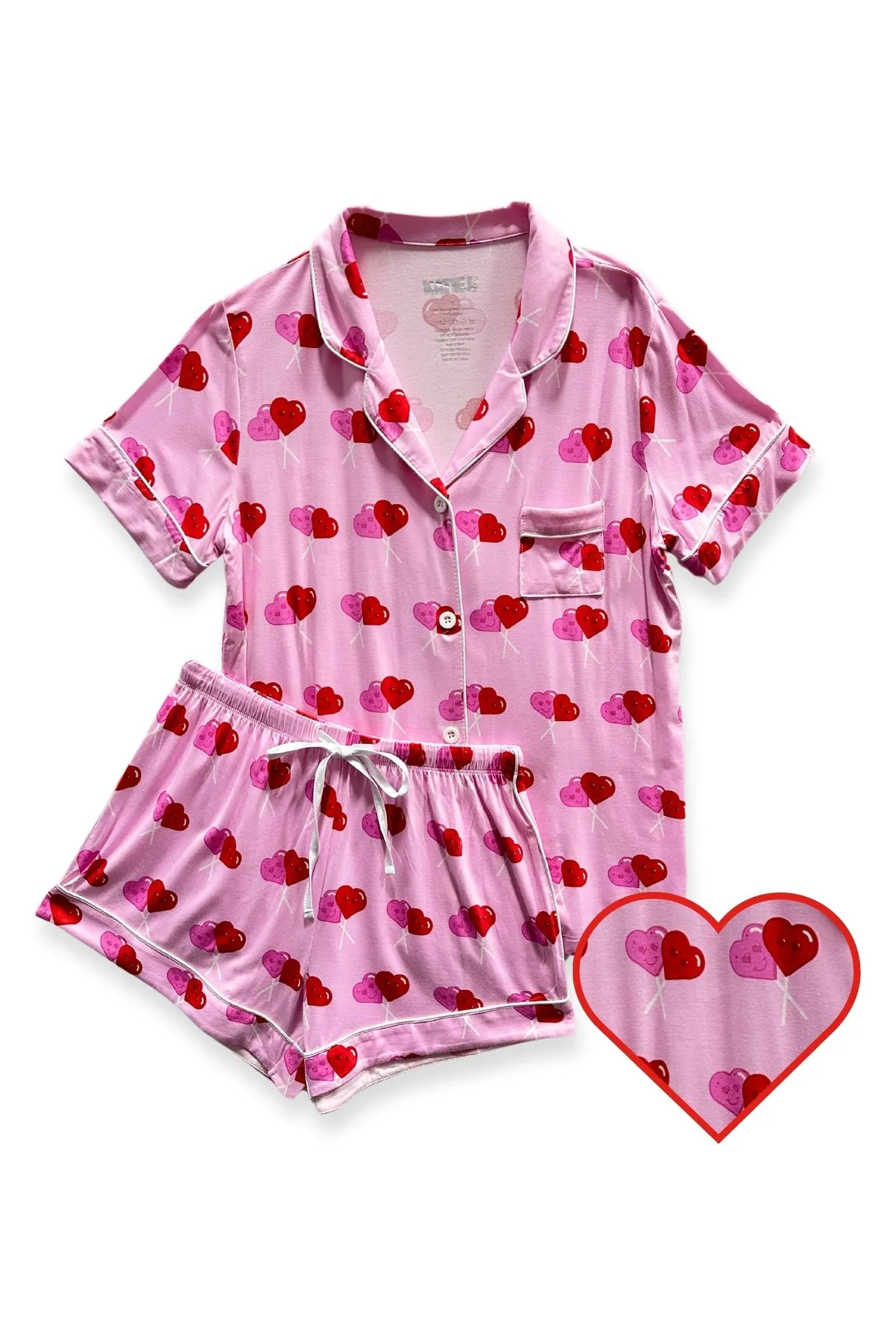 KatieJ NYC - Tween - Love Lollies Lynn Shorts Lounge Set