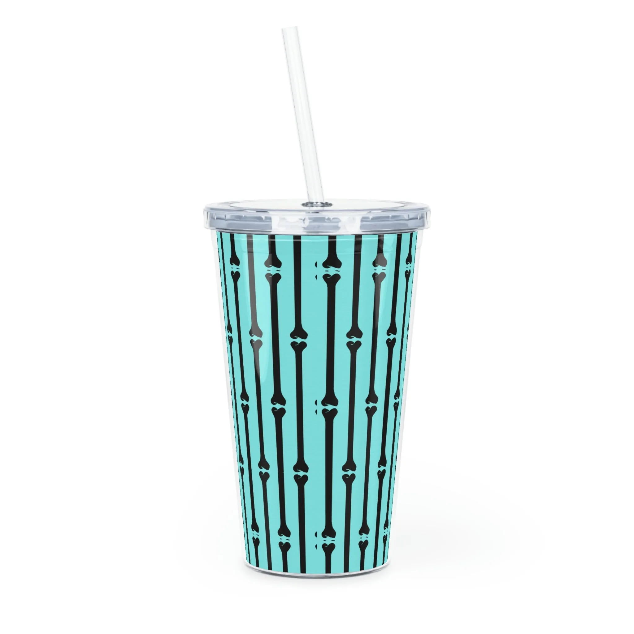 Kawaii Pastel Goth Kitty Skull Tumbler