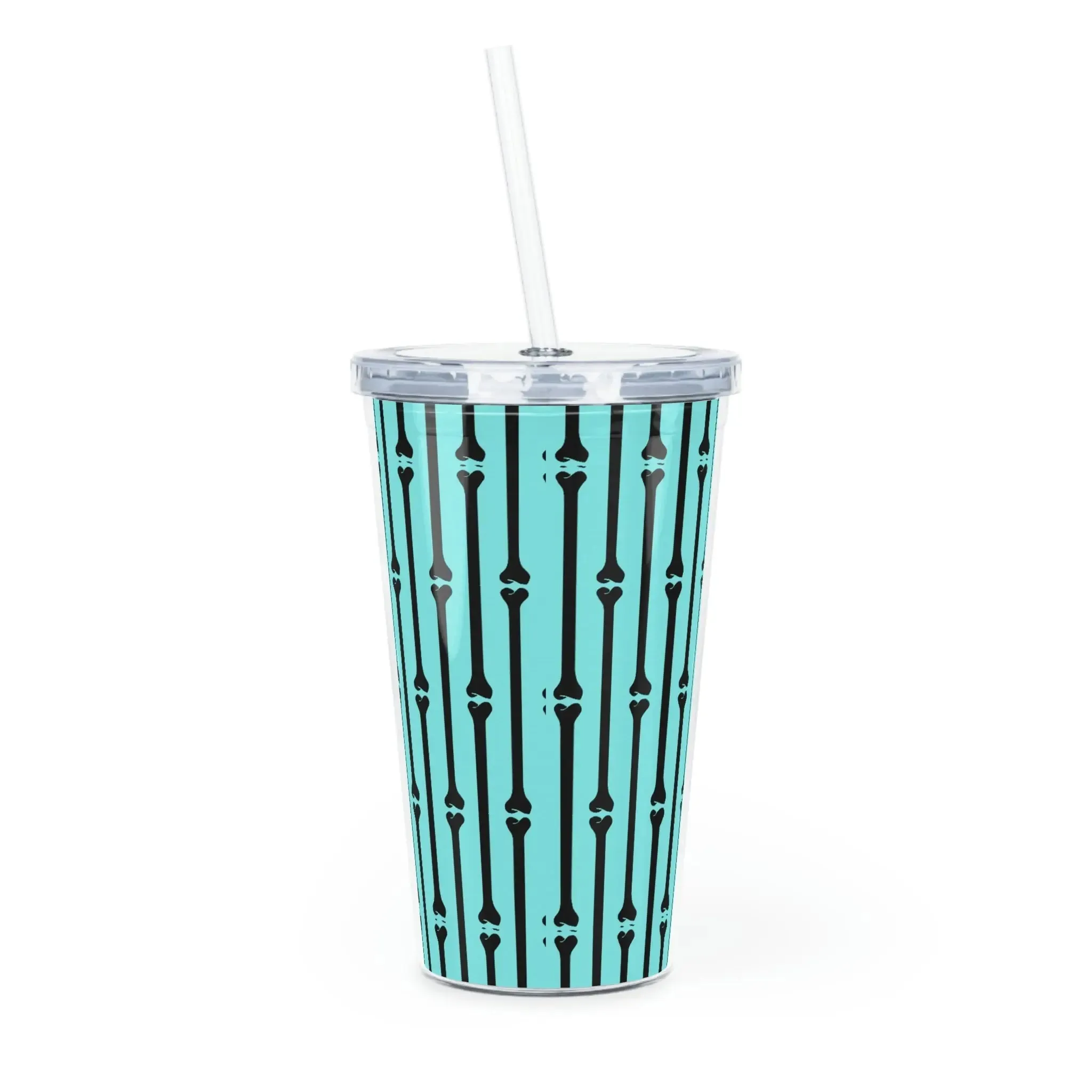 Kawaii Pastel Goth Kitty Skull Tumbler