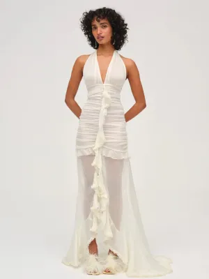 Kayta Gown in Winter White