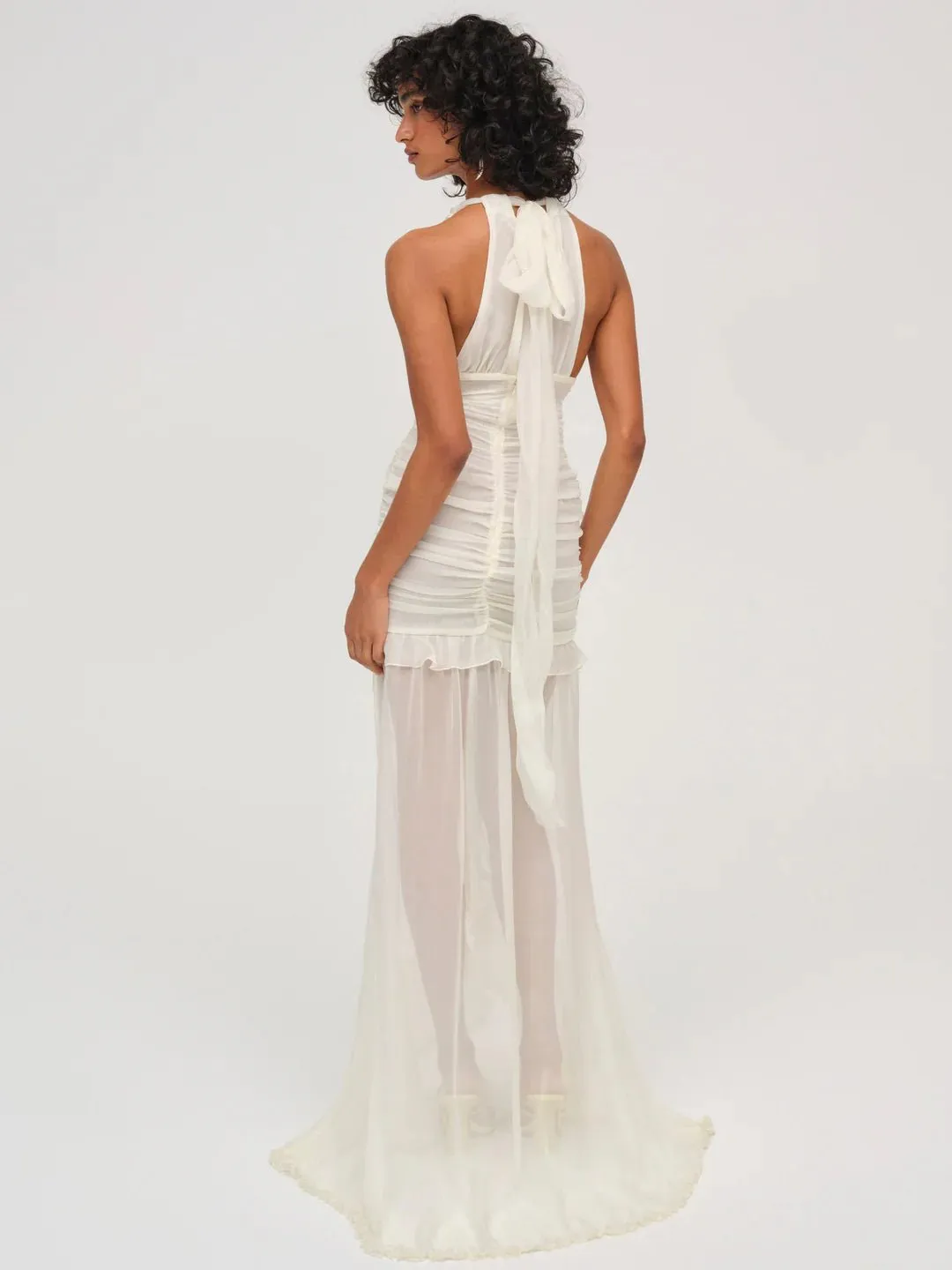 Kayta Gown in Winter White