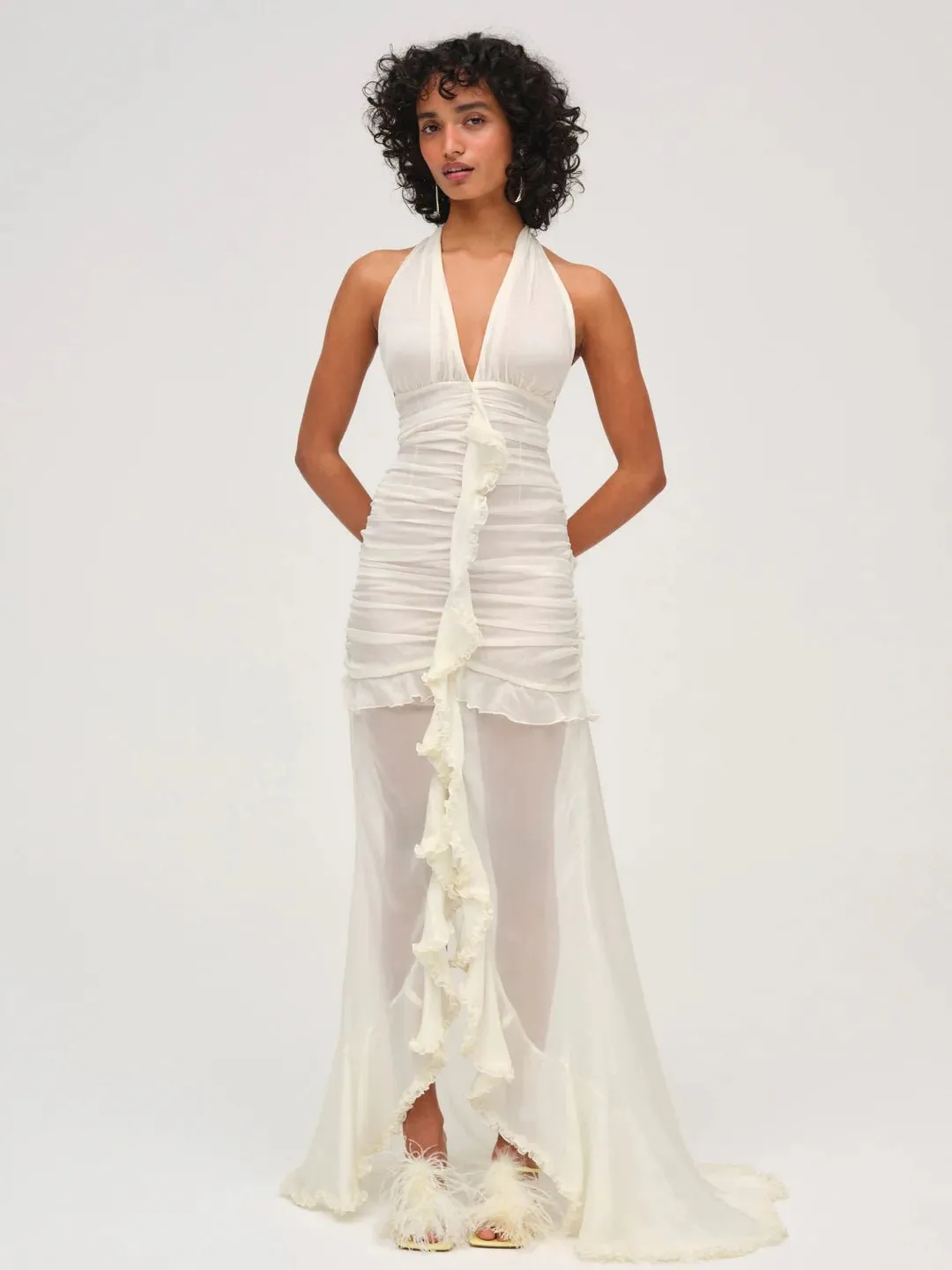 Kayta Gown in Winter White