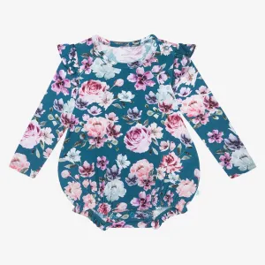 Keisha Long Sleeve Ruffled Bubble Romper