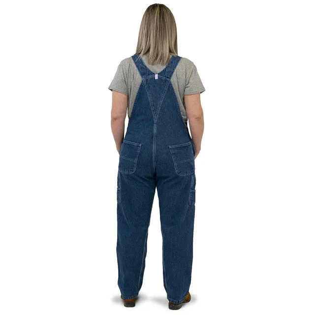 Key Women's Ring Spum Denim Bib Overall
