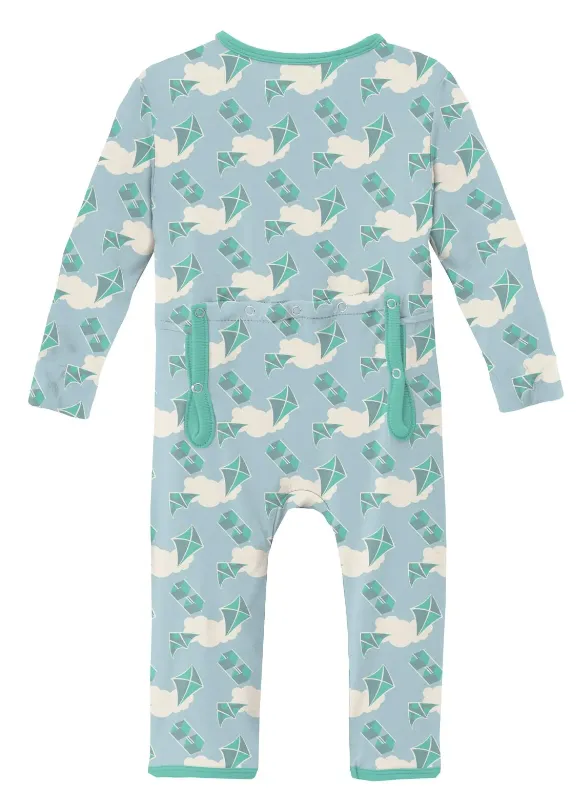 Kickee Pants Kite Footie With Zipper