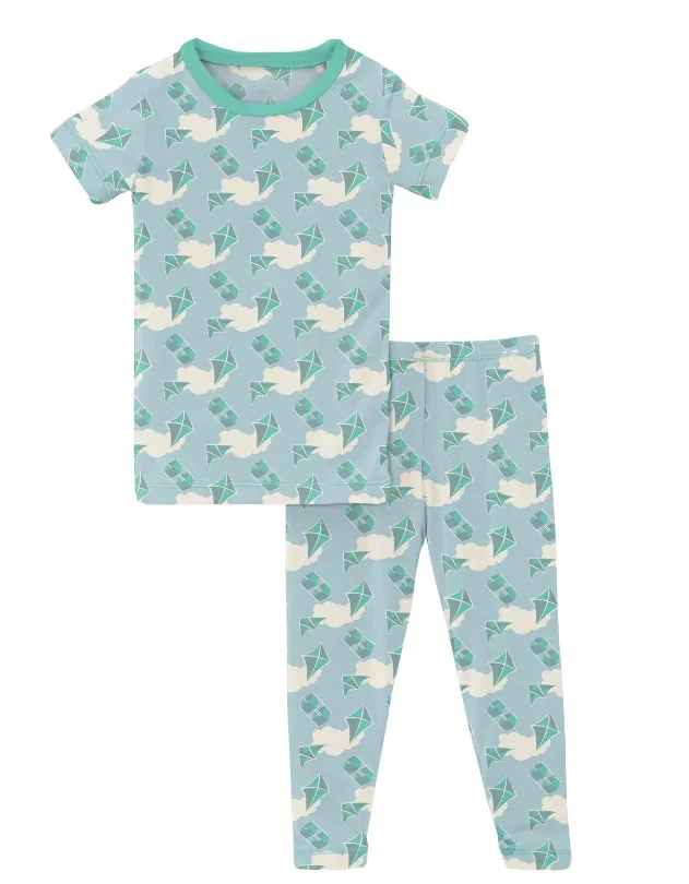 Kickee Pants Kite Footie With Zipper
