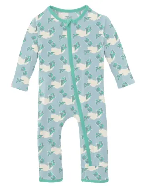 Kickee Pants Kite Footie With Zipper