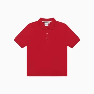Kid's Embroidered Logo Polo Shirt