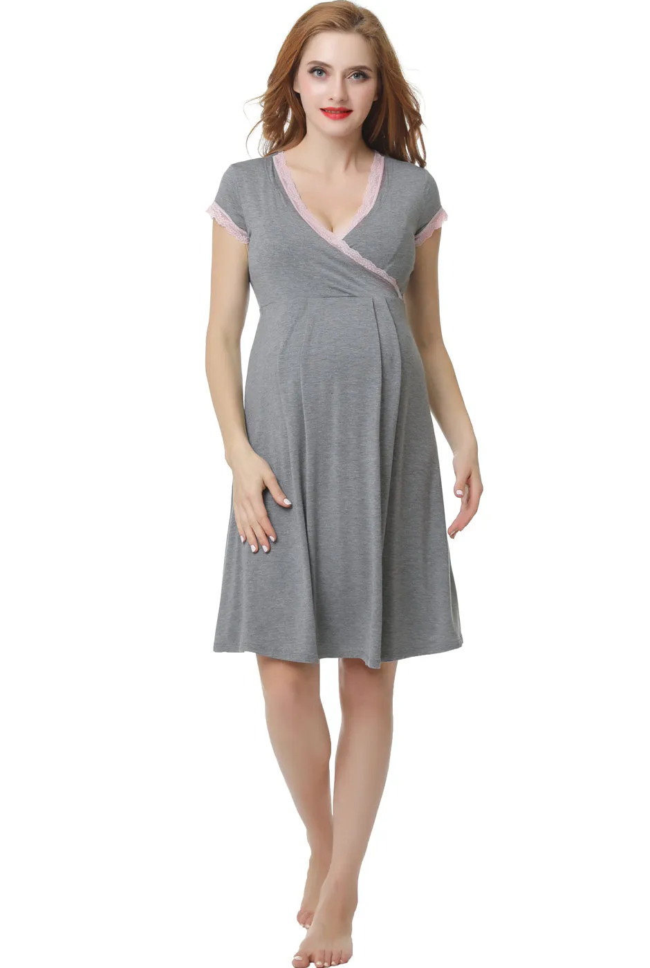 Kimi   Kai Maternity "Jenny" Nursing Nightgown