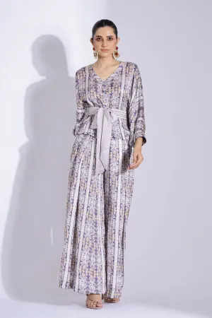 Kimono Shirt And Pleated Pants