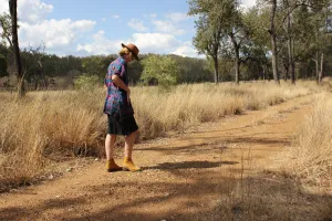 Kimono - silk reversible featuring hand stitching and pockets - Spheres