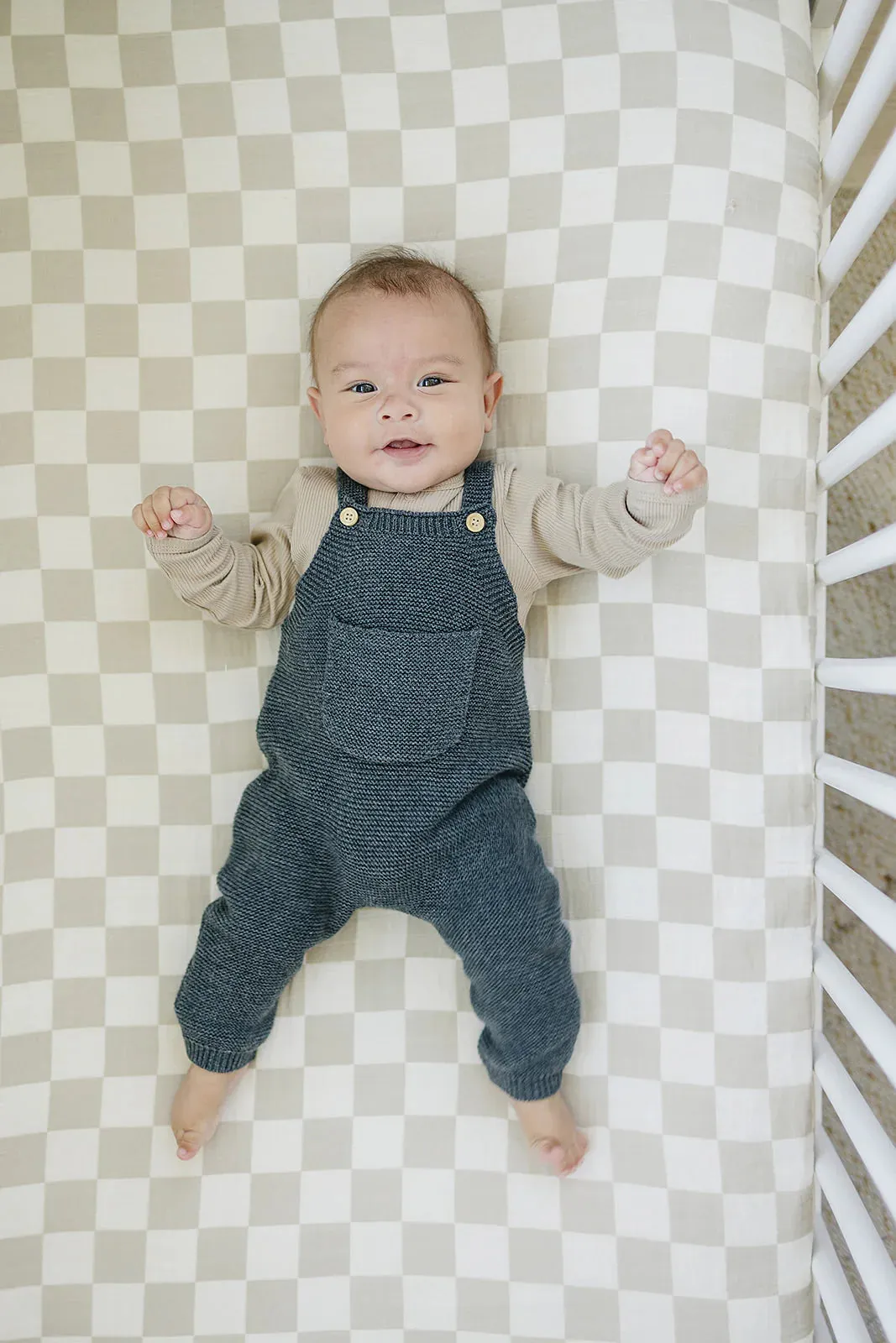 Knit Pocket Overalls