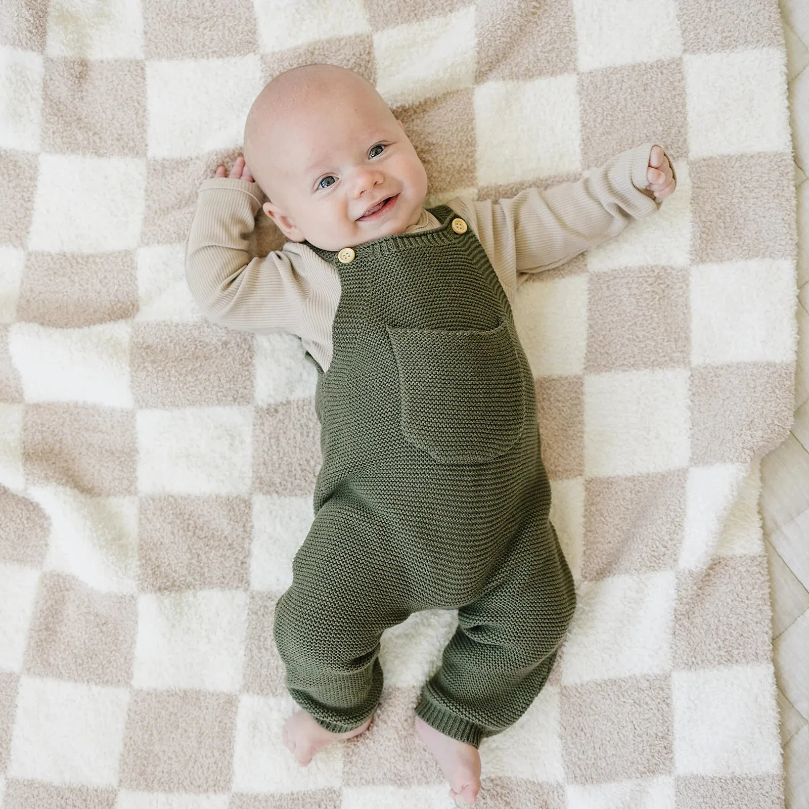 Knit Pocket Overalls