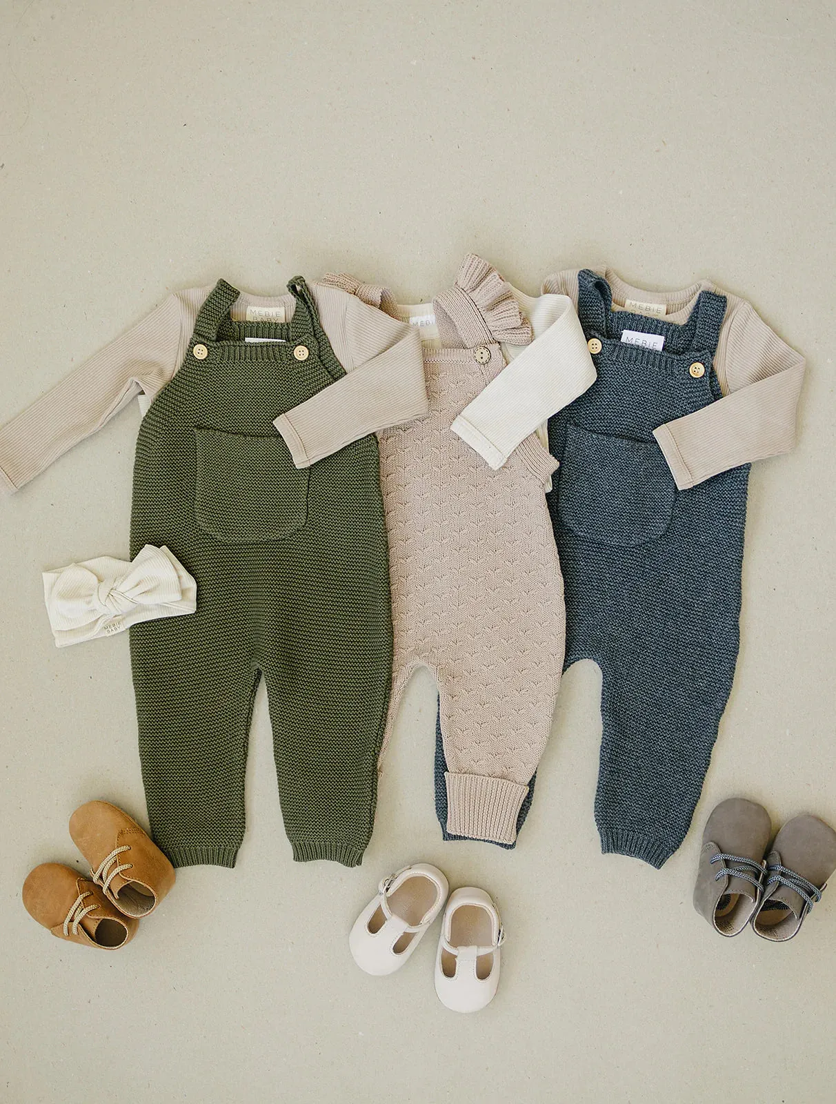 Knit Pocket Overalls