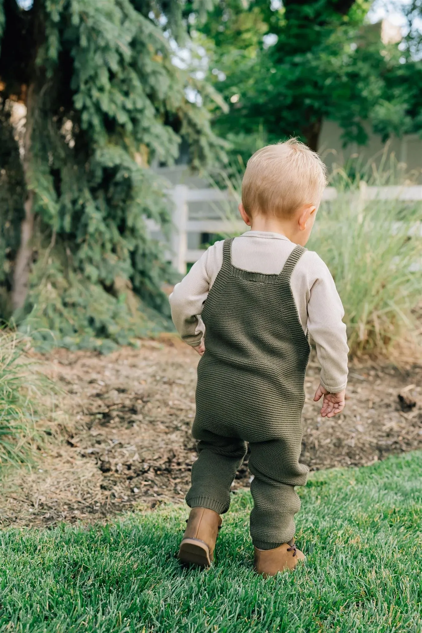 Knit Pocket Overalls