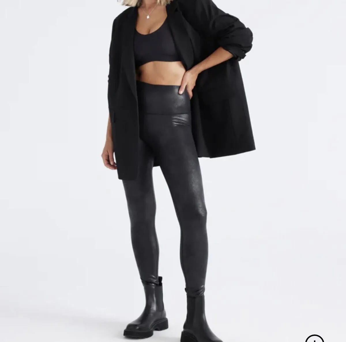 Knix faux leather leggings - S