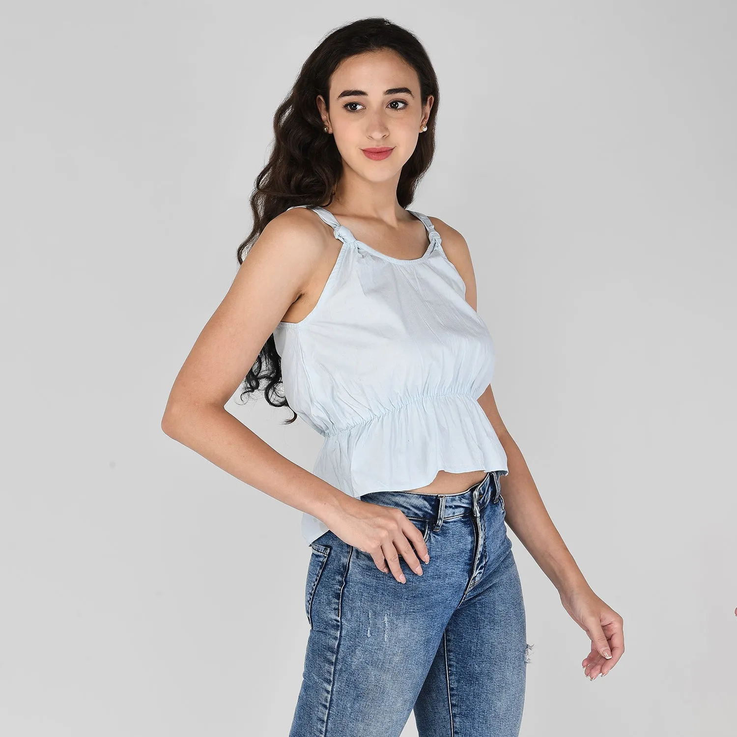Knotted Strap Top