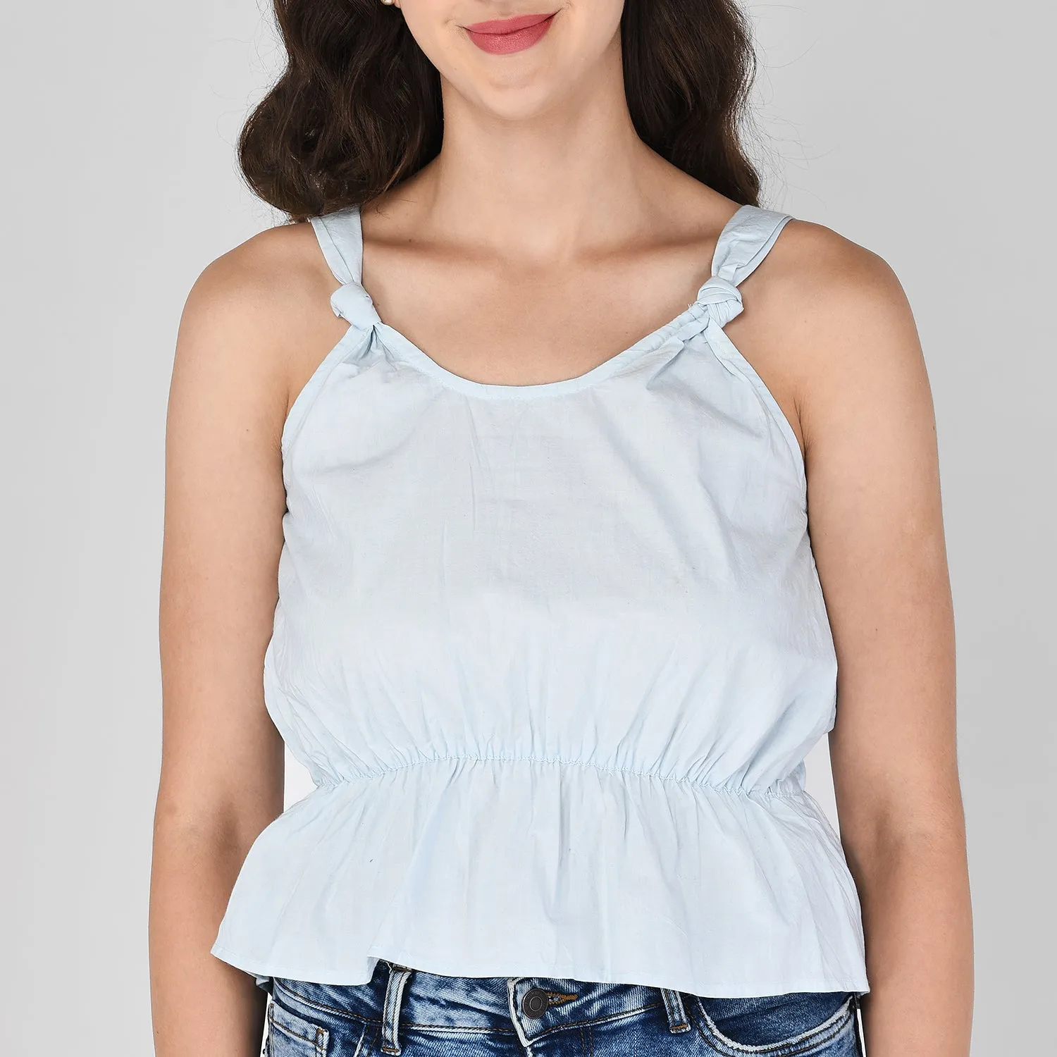 Knotted Strap Top