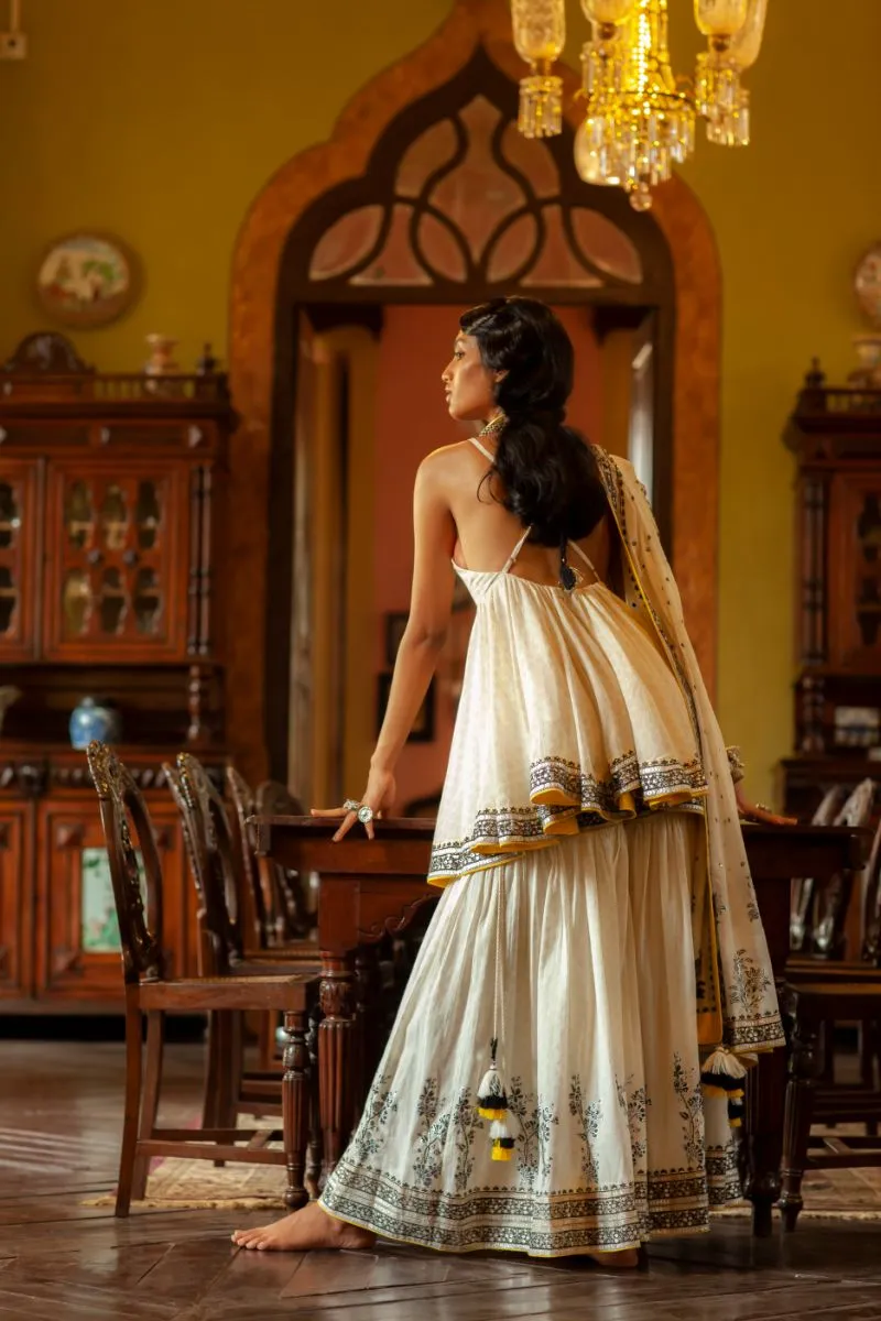 Kriti Sanon in our Ready To Go Sharara Set