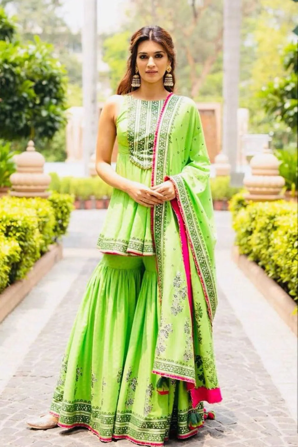 Kriti Sanon in our Ready To Go Sharara Set