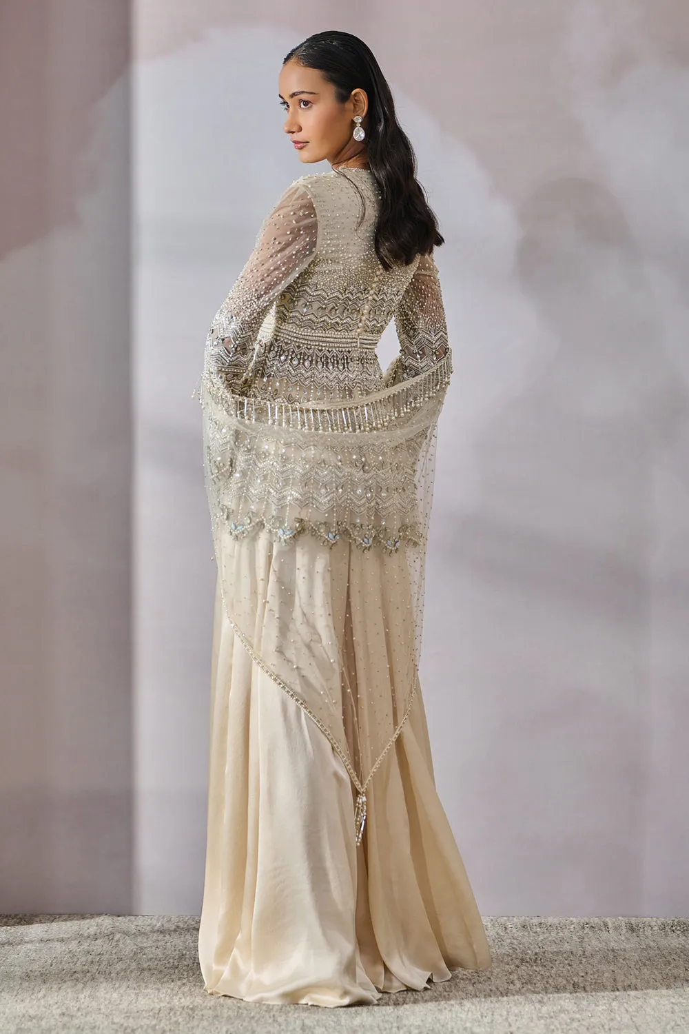 Kurta Scarf Sharara