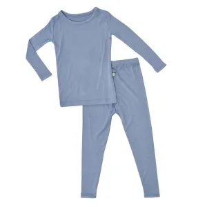 Kyte Baby Long Sleeve Toddler Pajama Set (Slate)