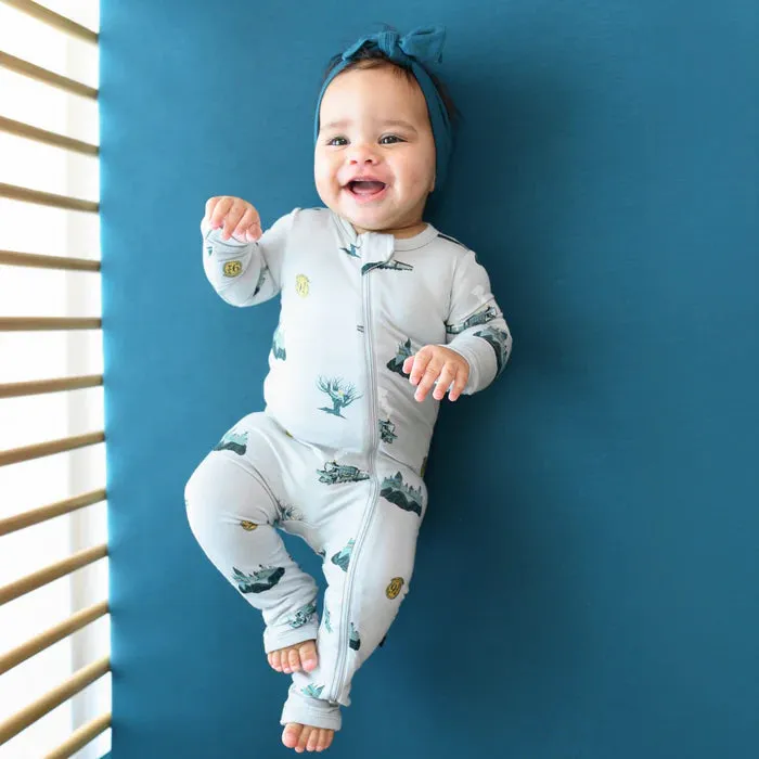 Kyte Baby Long Sleeve Zippered Romper (Journey)